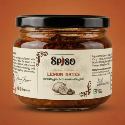Lemon & Dates Pickle (നാരങ്ങ ഈന്തപ്പഴം അച്ചാർ)